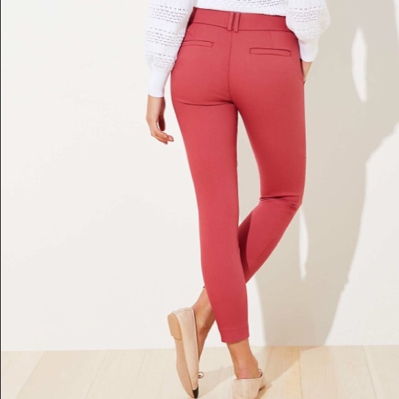 Double button skinny CURVY ankle pants - Picture 2 of 2